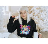 Neon Santa Believe T-Shirt and Sweatshirt