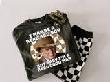 I May be a real bad boy but baby I'm a real good man Trump T-Shirt 989