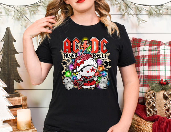 Christmas AC/DC H3llo K!tty T-Shirt and Sweatshirt