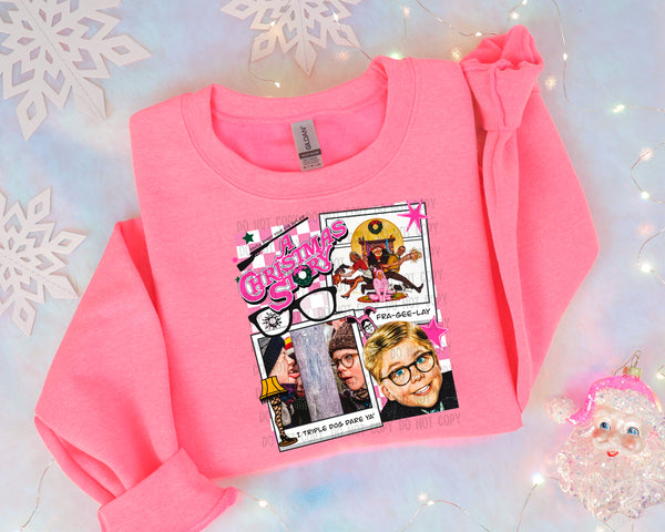 A Christmas Story Pink #2 T-Shirt and Sweatshirt