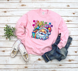 Neon Santa Believe T-Shirt and Sweatshirt