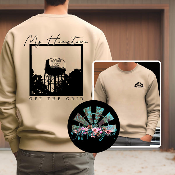 My Hometown Adrian, Georgia OTG Exclusive T-Shirt and Sweatshirt