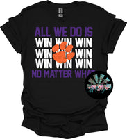 All we do is Win Clemson PNG Digital Design