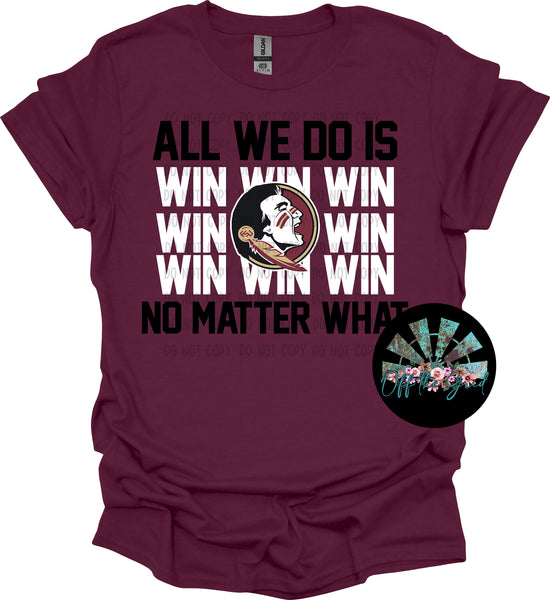 All we do is Win FSU PNG Digital Design