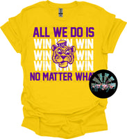 All we do is Win LSU #5 PNG Digital Design