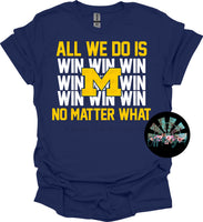 All we do is Win Michigan PNG Digital Design