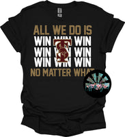 All we do is Win TX State PNG Digital Design