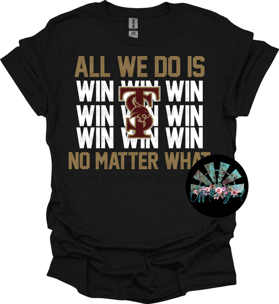 All we do is Win TX State PNG Digital Design