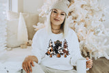 Animal Print Christmas Trees T-Shirt and Sweatshirt