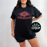 Plaid AR Razorbacks Tic Tac Toe PNG Digital Download (You get seven files)