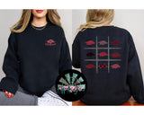 Plaid AR Razorbacks Tic Tac Toe PNG Digital Download (You get seven files)