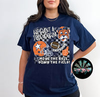 We want a Touchdown AU Tigers PNG Digital Design