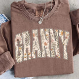 BOHO Floral Granny T-Shirt and Sweatshirt