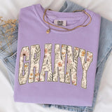 BOHO Floral Granny T-Shirt and Sweatshirt