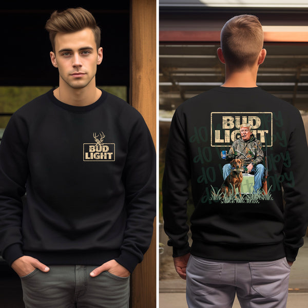 Bud Light Trump Duck Hunting T-Shirt and Sweatshirt