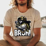 Camo Bass BRUH! Kids T-Shirt