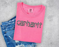 Checkered Grunge Car Short Sleeve T-Shirt