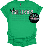 Chinoiserie Bow Bulldogs PNG Digital Design