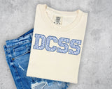 Blue Floral DCSS T-Shirt and Sweatshirt