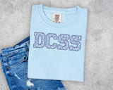 Blue Floral DCSS T-Shirt and Sweatshirt