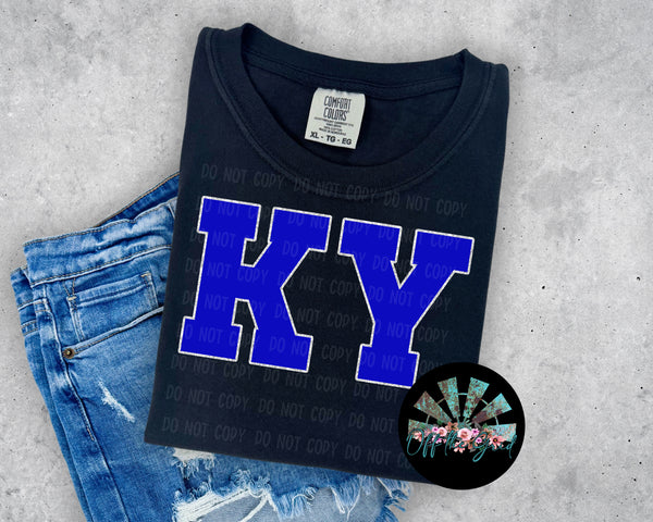 Faux Glitter KY #2 School Names PNG Digital Design