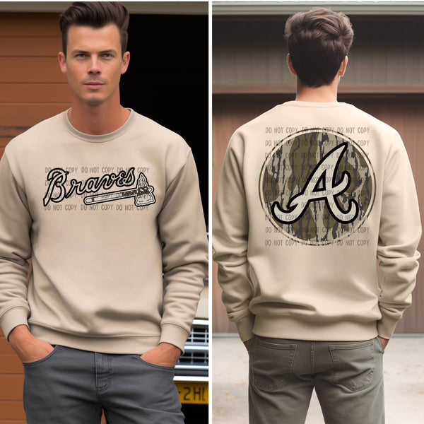 Bottomland Camo ATL Br@ves PNG Digital Design