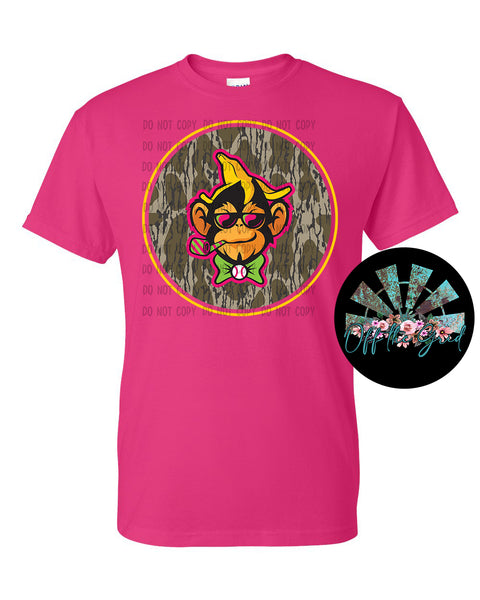Bottomland Camo Party Animals T-Shirt and Sweatshirt