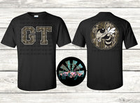 Bottomland Camo GT Yellow Jackets F&B PNG Digital Download