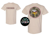 Bottomland Camo Vikings Maroon F&B PNG Digital Download