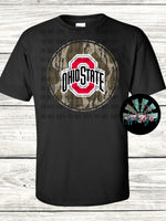Bottomland Camo OH Colored Circle PNG Digital Design