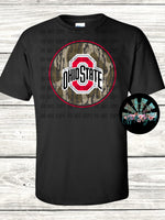 Bottomland Camo OH Colored Circle PNG Digital Design