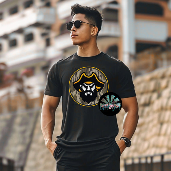 Bottomland Camo Pirates (Colored) PNG Digital Design