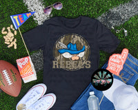 Bottomland Camo Rebels Blue PNG Digital Design
