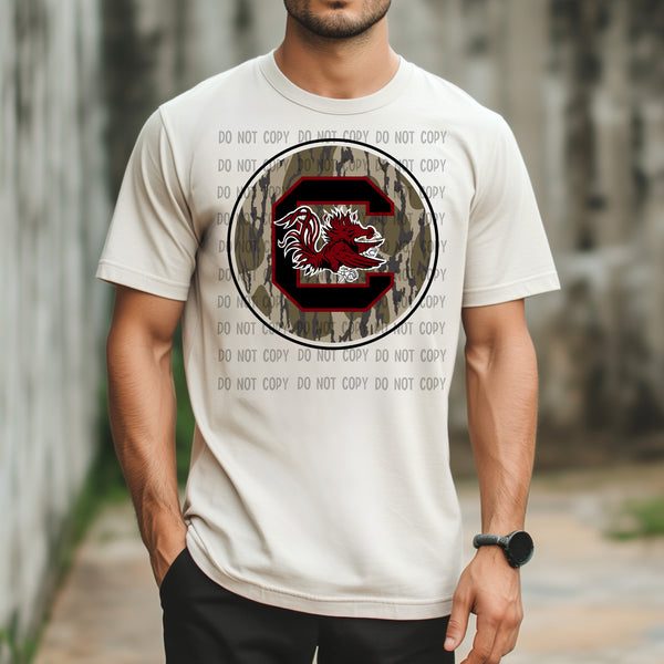 Bottomland Camo S0uth Car0lina (Colored) PNG Digital Design