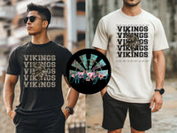 Bottomland Camo Stacked Vikings #2 PNG Digital Design (YOU GET BOTH DESIGNS)