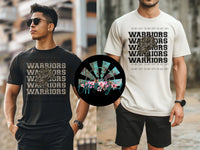 Bottomland Camo Stacked Warriors PNG Digital Design (YOU GET BOTH DESIGNS)
