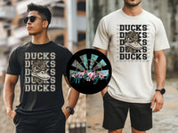 Bottomland Camo Stacked Ducks PNG Digital Design (YOU GET BOTH DESIGNS)