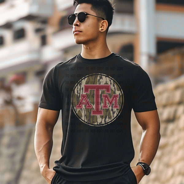 Bottomland Camo Texas A&M (Colored) PNG Digital Design