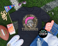 Bottomland Camo Trojans Pink PNG Digital Design