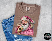 Boujee Pink Santa T-Shirt and Sweatshirt