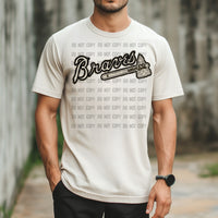 Bottomland Camo ATL Br@ves T-Shirt and Sweatshirt
