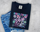 Broken Crayons Still Color T-Shirt