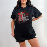 Brushstroke Helmet with Dawgs T-Shirt and Sweatshirt
