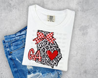 Leopard State of GA T-Shirt