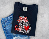 Leopard State of GA T-Shirt