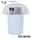 Duck Flag (Military Green) T-Shirt