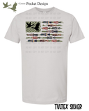 Duck Flag (Military Green) T-Shirt