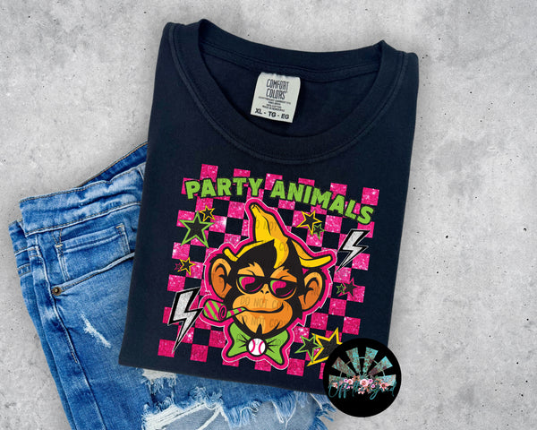 Party Animals PNG BUNDLE of 8 Digital Designs