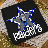 Checkered Star WL Raiders Rowdy T-Shirt and Sweatshirt