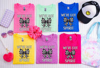 Checkered Cheer Bow We've Got Spirit PNG Digital Design